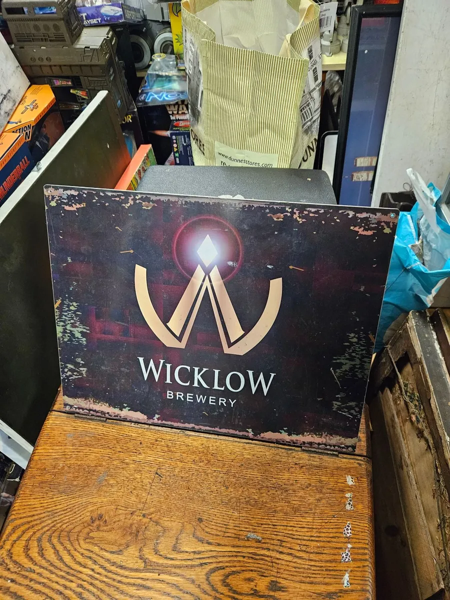 Metal Wicklow Brewery Sign - Image 1