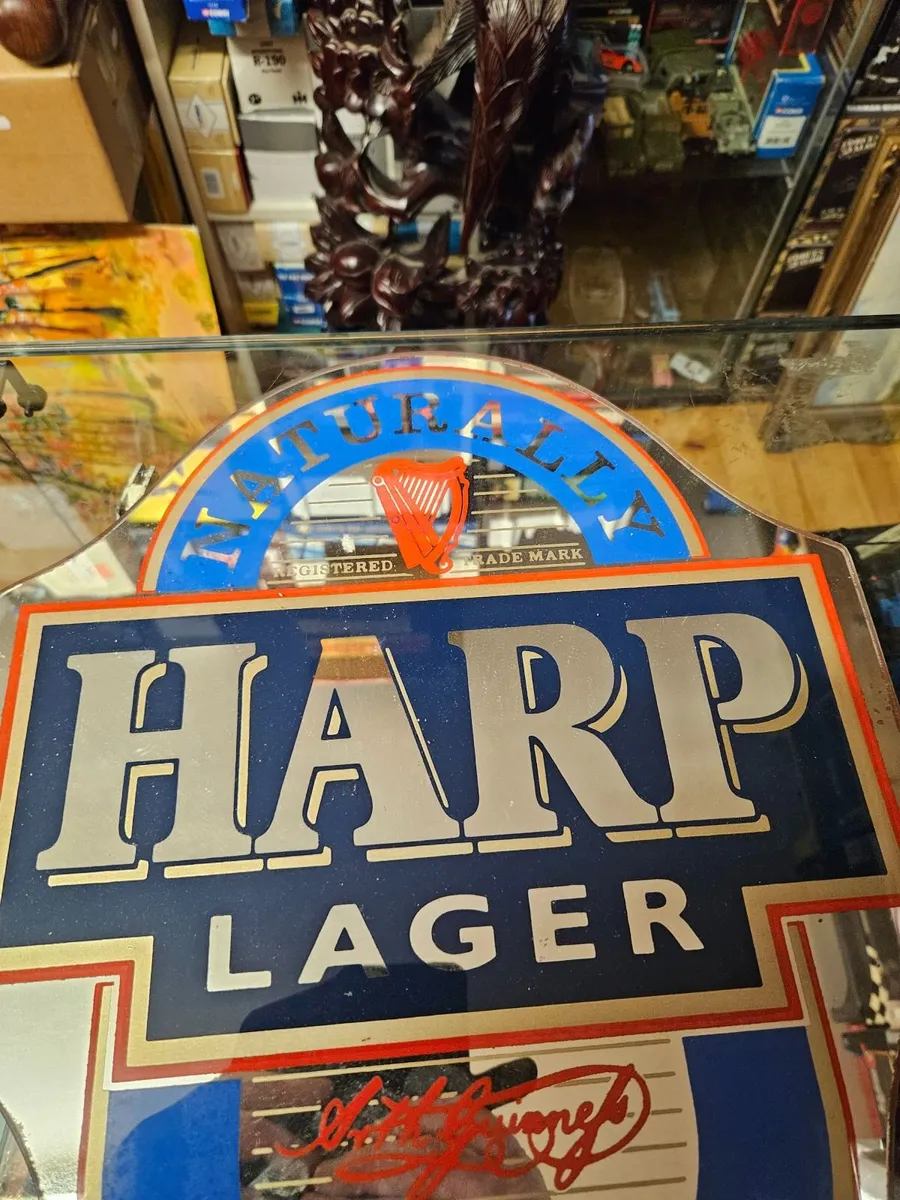Vintage Harp Mirror - Image 2