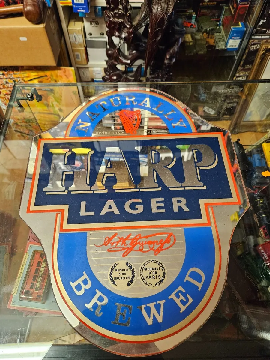Vintage Harp Mirror - Image 3