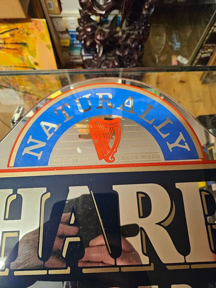 Vintage Harp Mirror - Image 4
