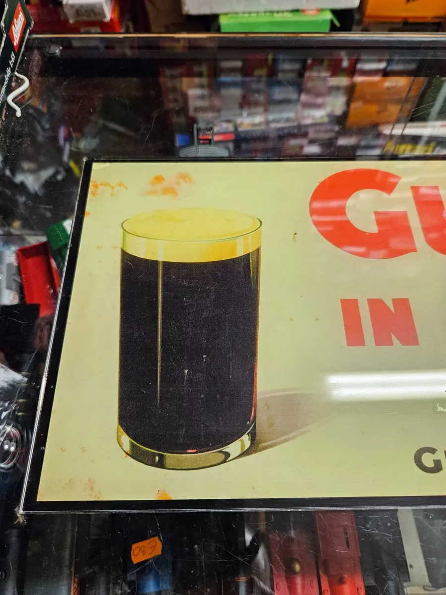 Glass Guinness Sign - Image 3