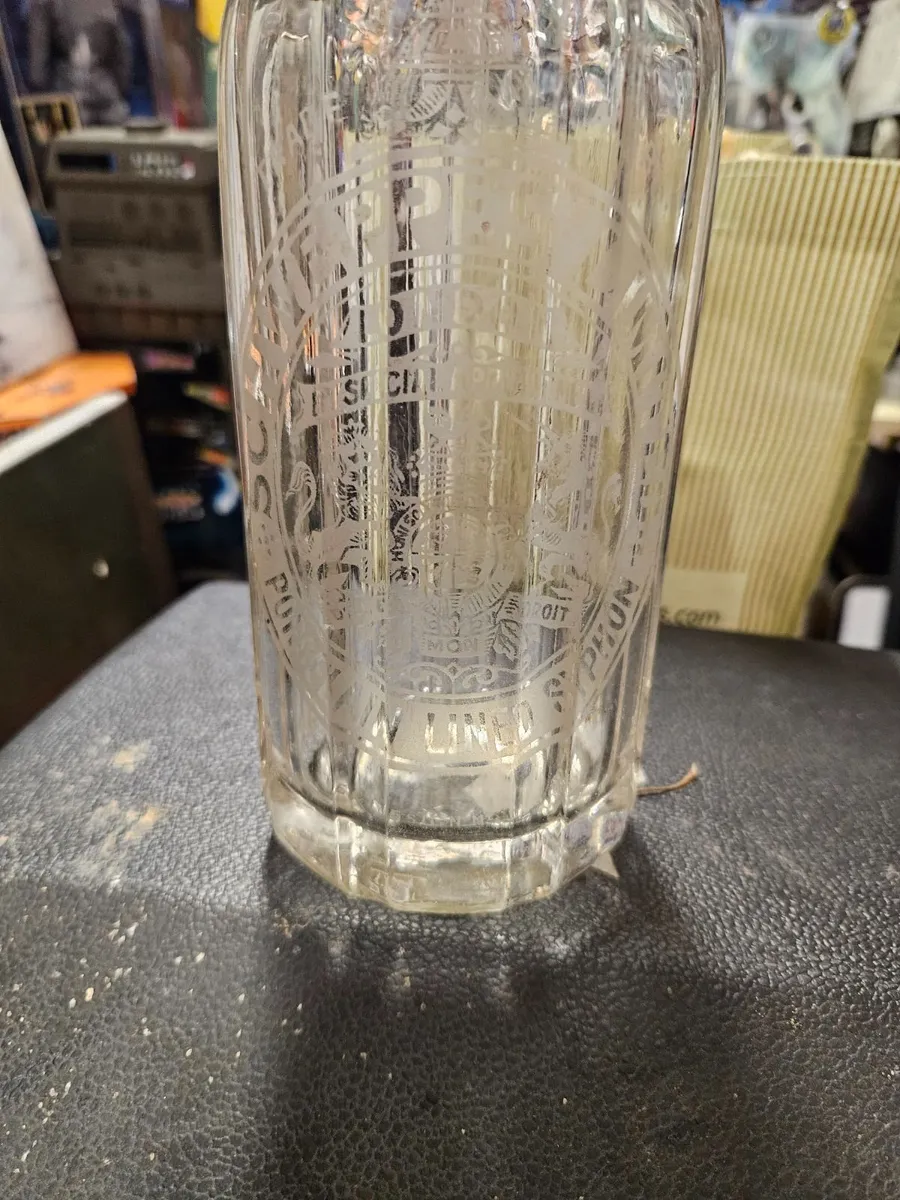 Vintage Soda Water Bottle - Image 4