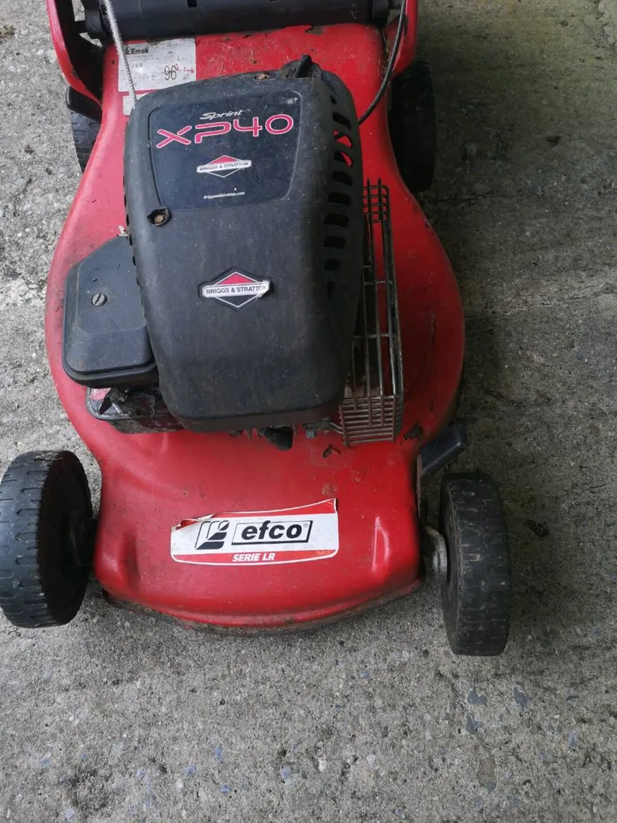 Efco XP 40 Push Lawnmower Briggs & Stratton Engine - Image 3