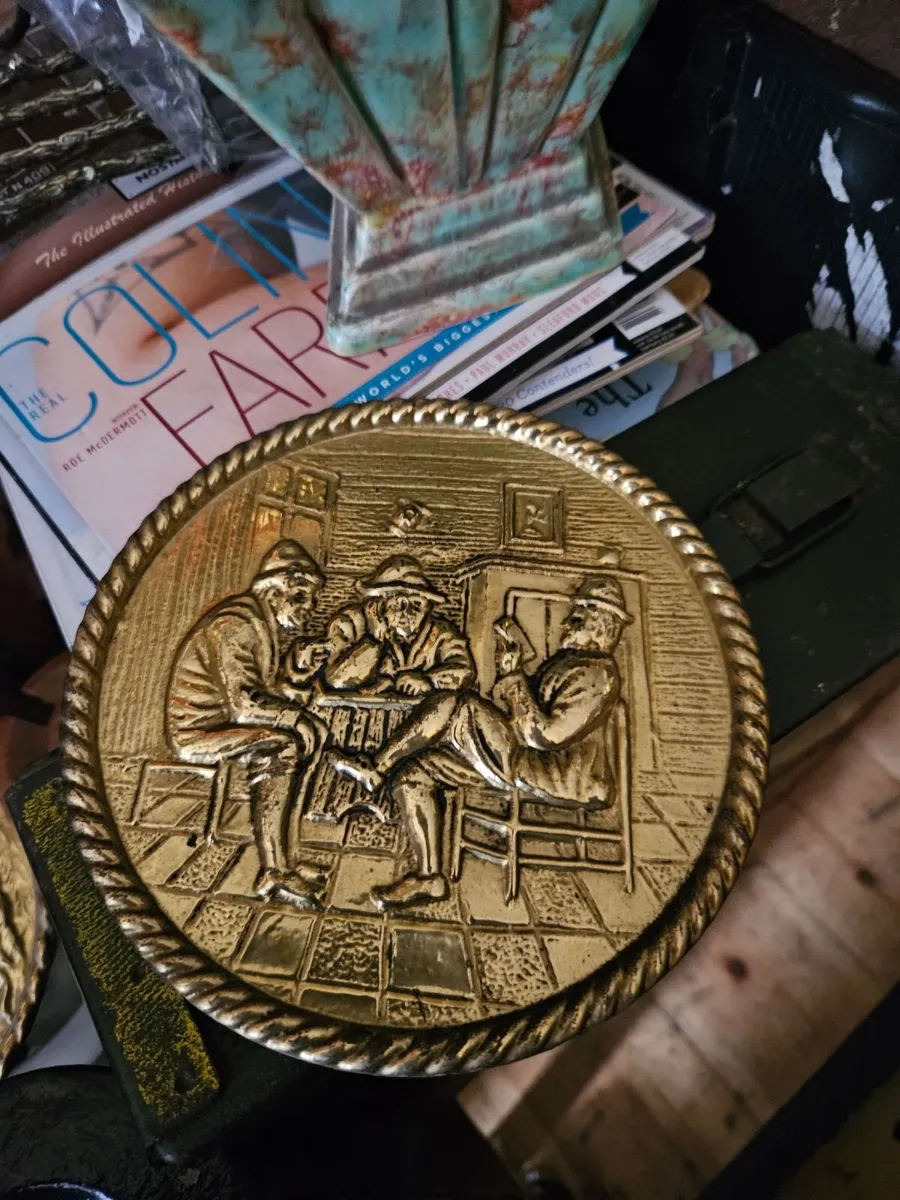 Vintage Brass Plaque