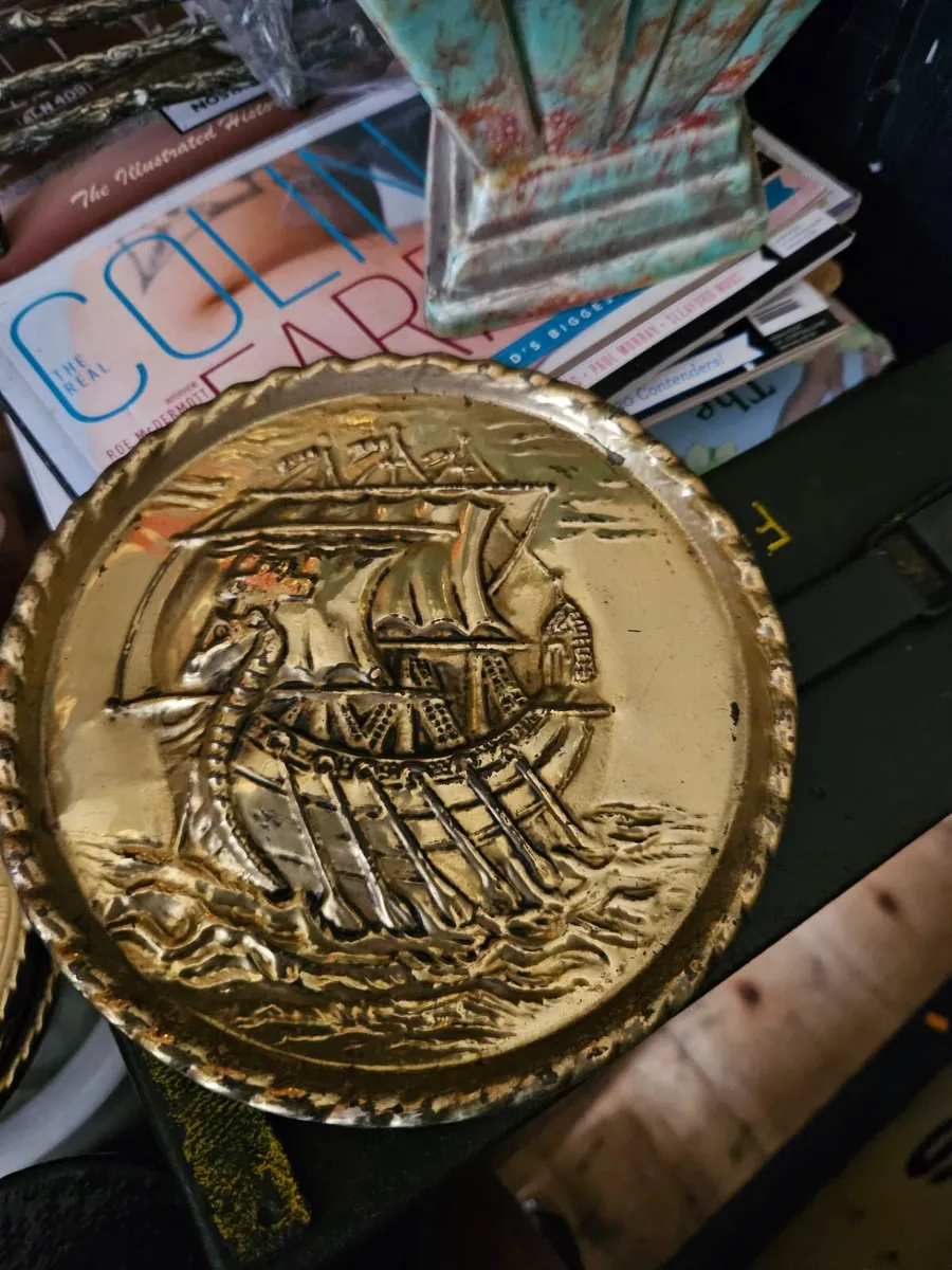 Vintage Brass Plaque