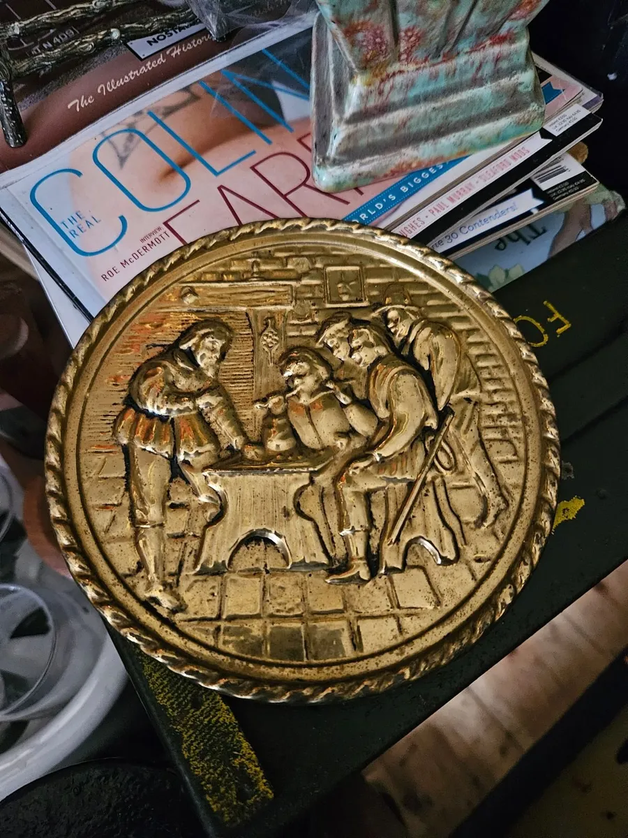 Vintage Brass Plaque