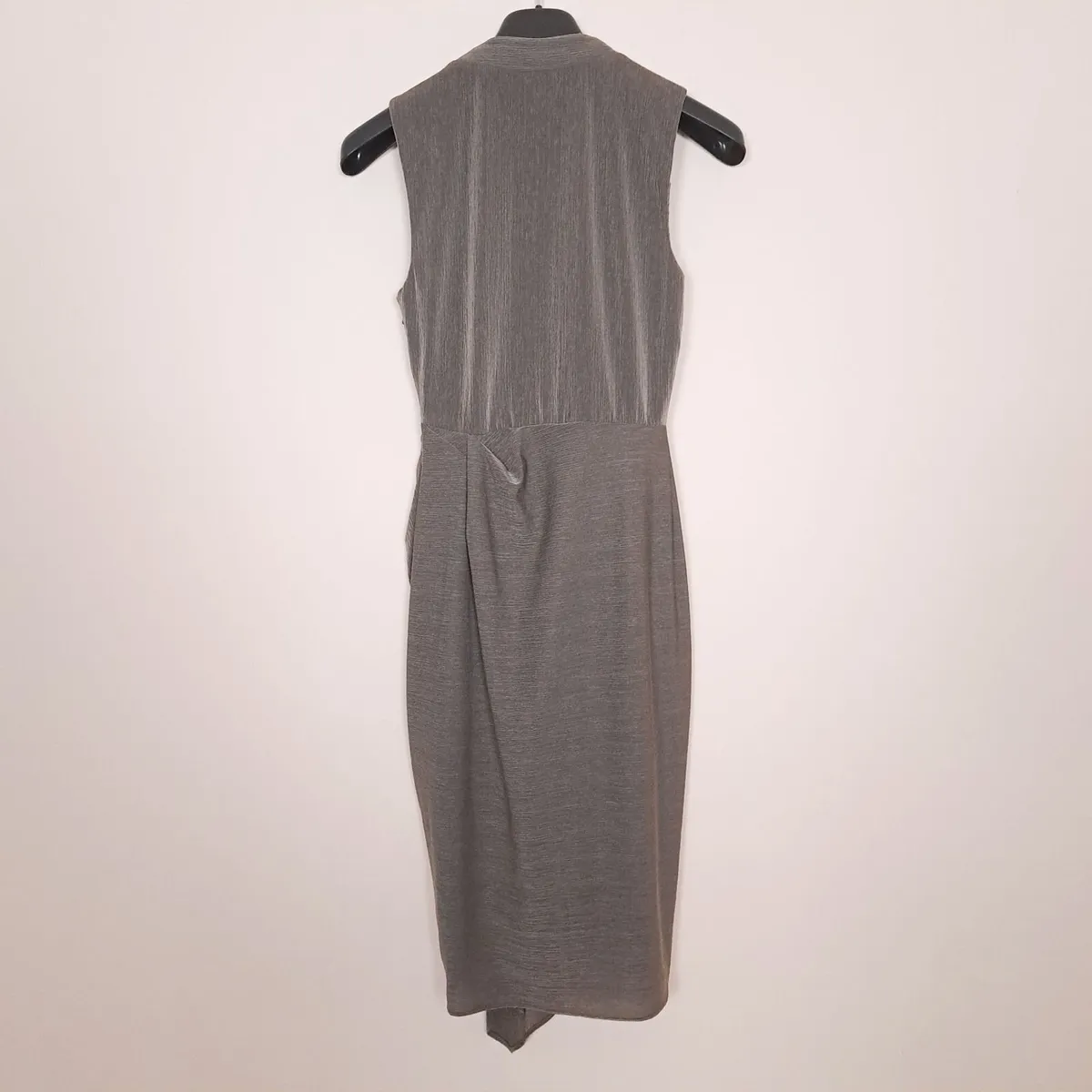 Karen Millen Grey Draped Asymmetric Dress 8UK/36EU - Image 2