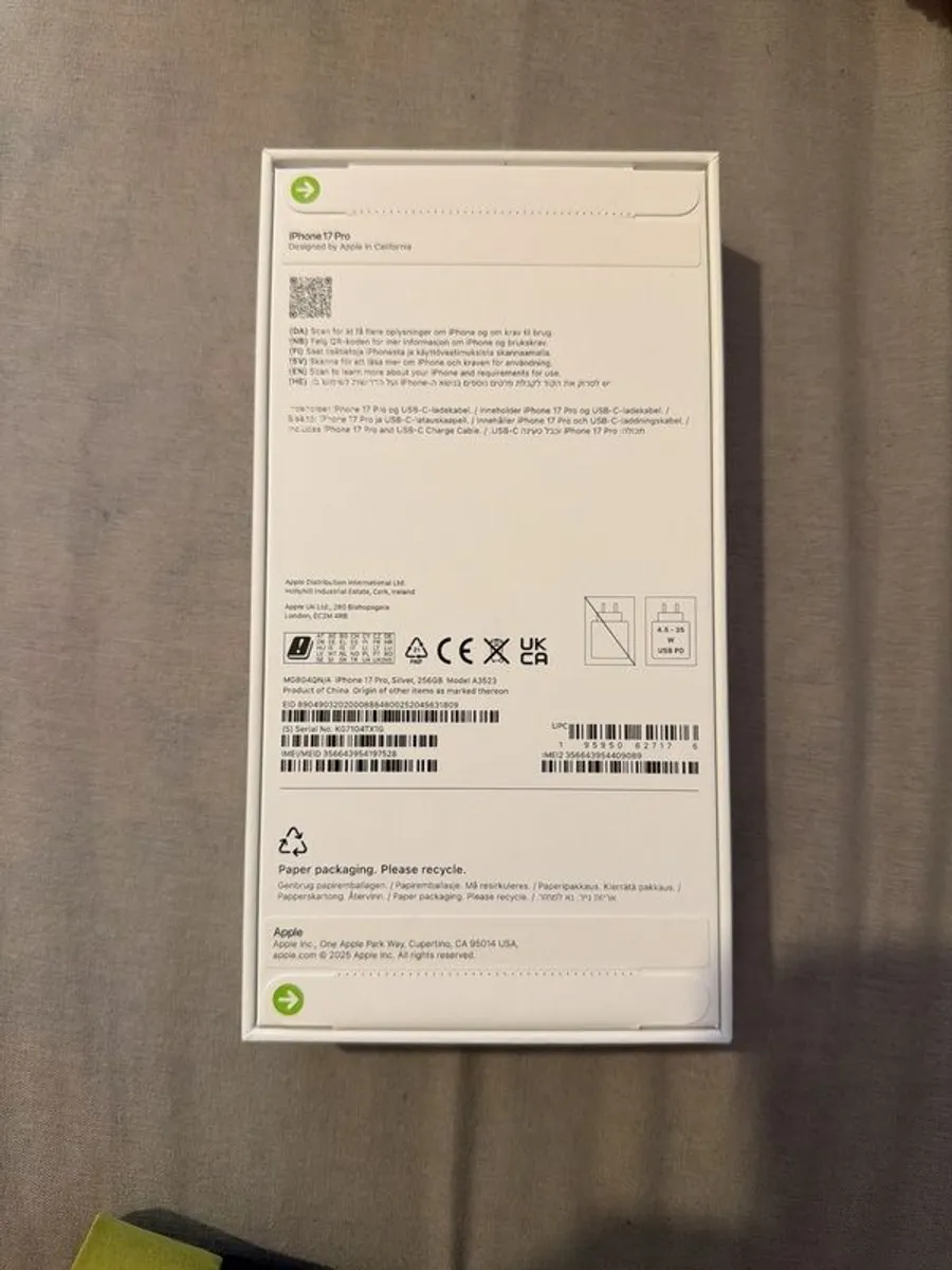Apple Iphone 17 Pro (256 GB Silver Sealed Box) - Image 2