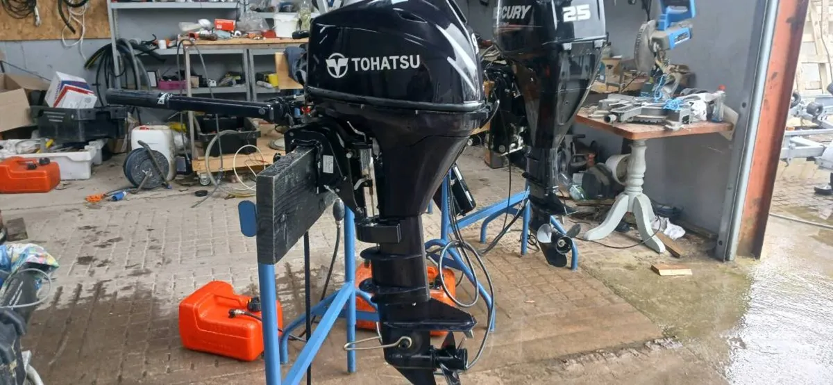 9.8 Tohatsu outboard - Image 1