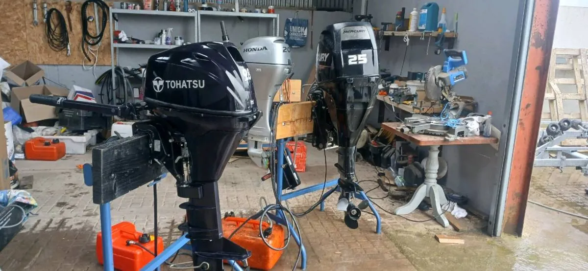 9.8 Tohatsu outboard - Image 2