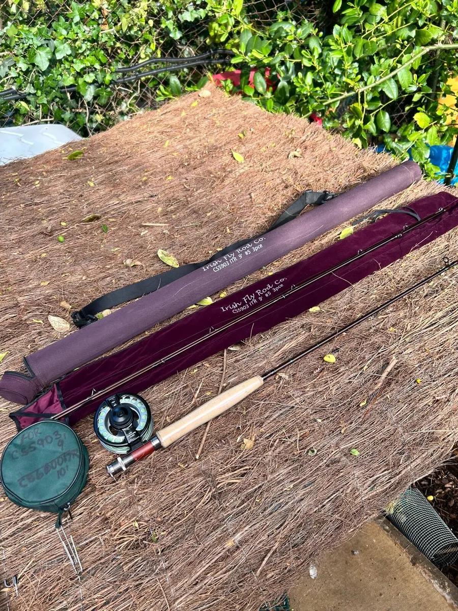 Irish Fly Fishing Rod, Complete With Reel - Image 1