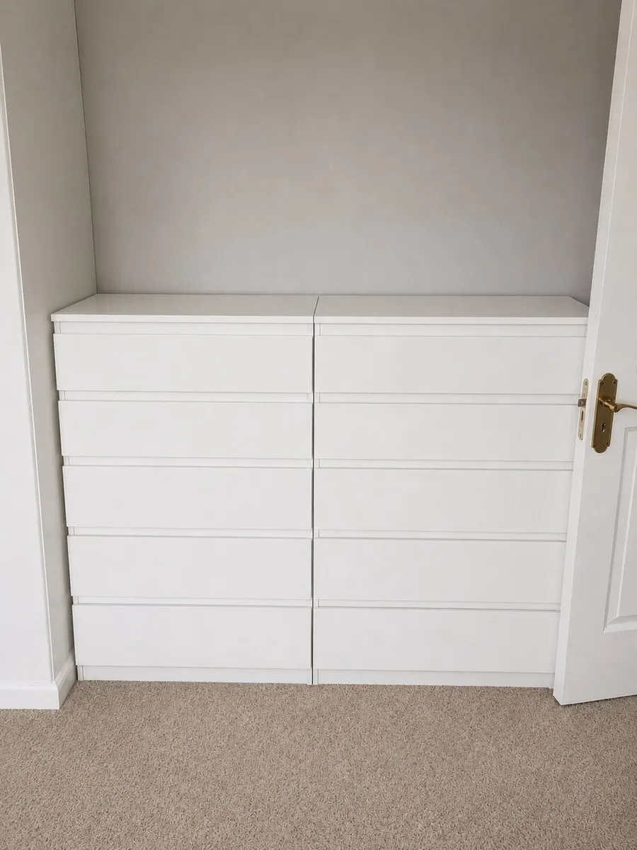 Malm drawers x2 - Image 1