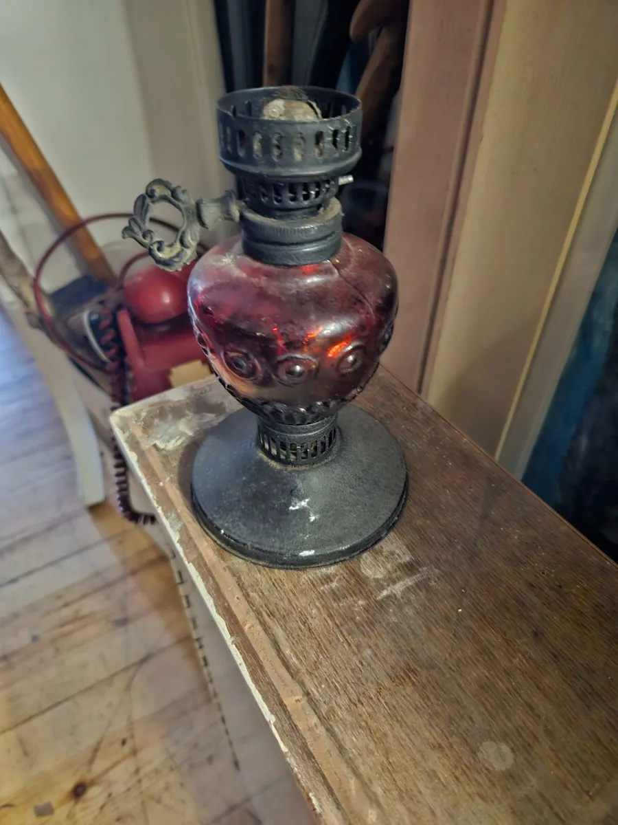Vintage Oil Lamp - Image 2
