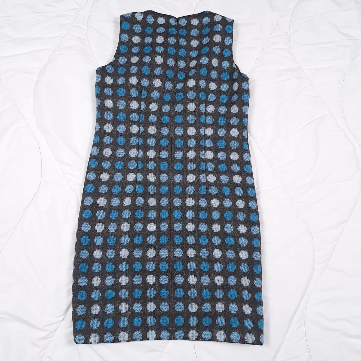 Boden Blue Black Polka Dot Shift Dress 10UK/38EU - Image 4