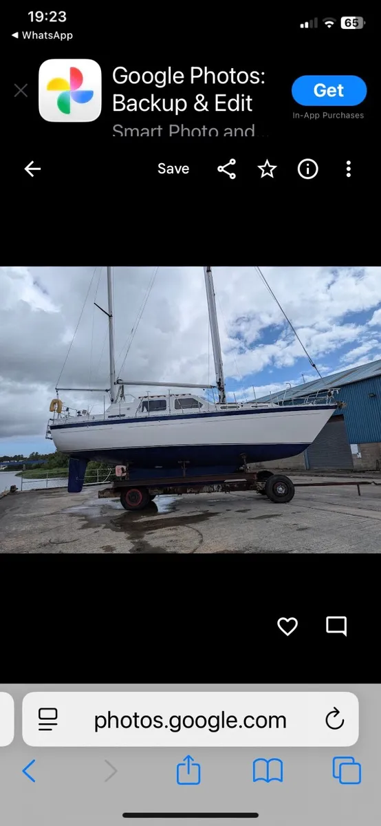 38’ sailing boat - Image 1