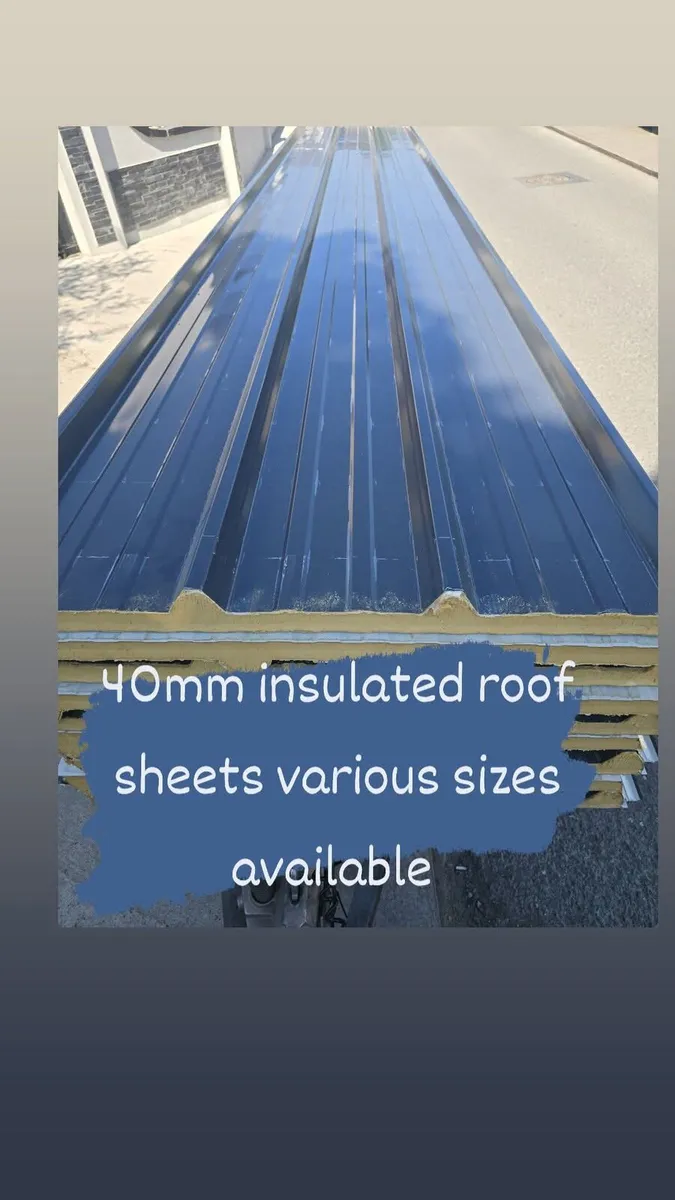 Insulated roof sheeting cladding - Image 1