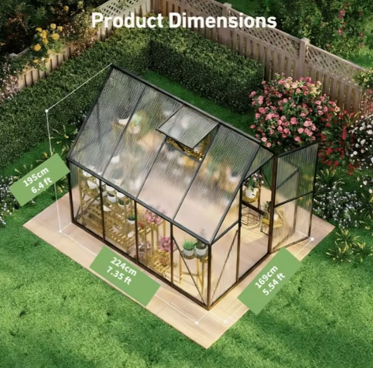 Walk in Green house - Free delivery - Image 3