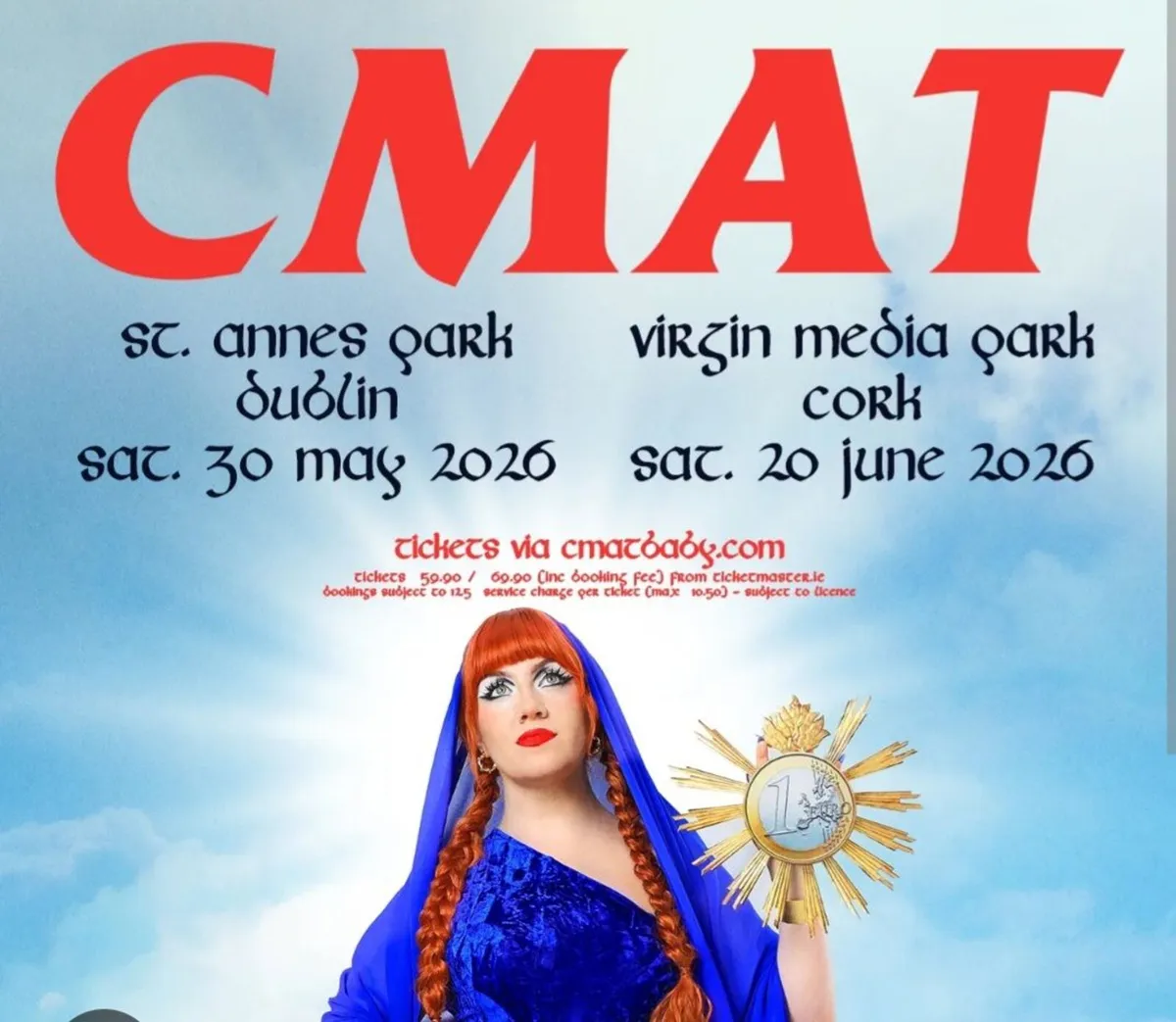 CMAT Tickets Cork 20th June x2