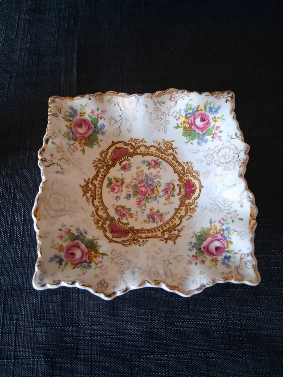 Old Foley Bon Bon Dish & Cup - Image 1