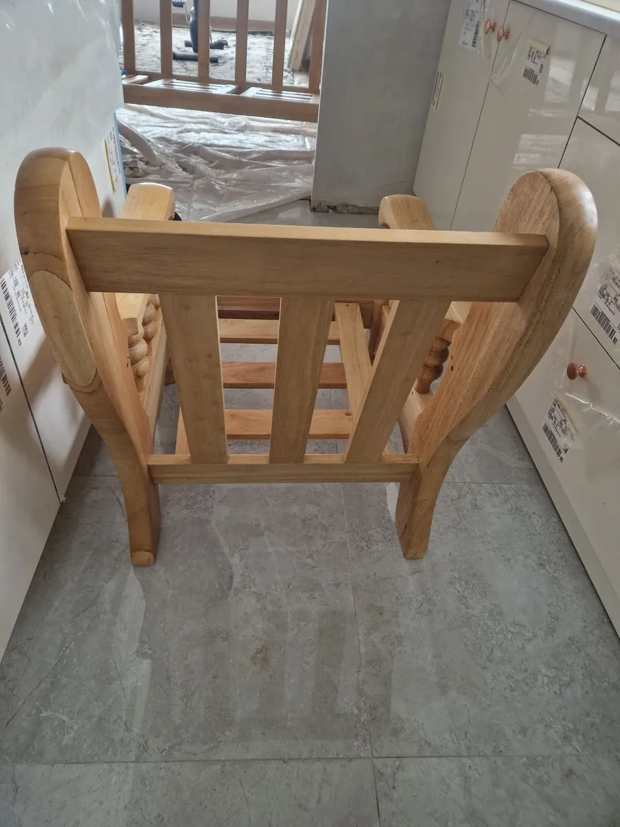 3  Piece suite. Solid pine. - Image 2