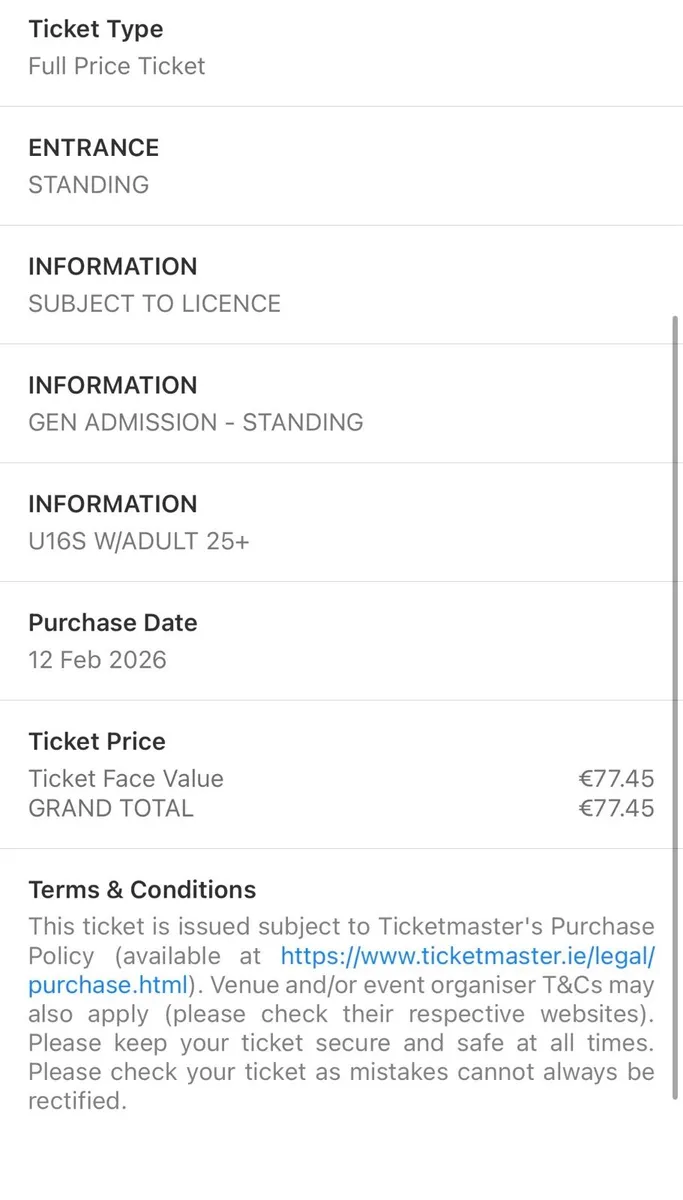 Florence and The Machine Standing Tickets - Image 2