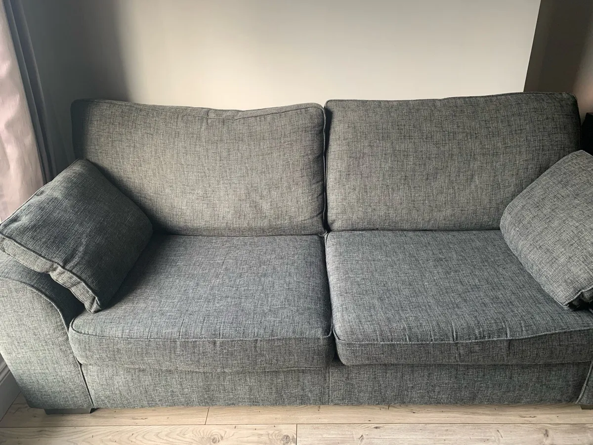 Sofa with storage and armchair - Image 3