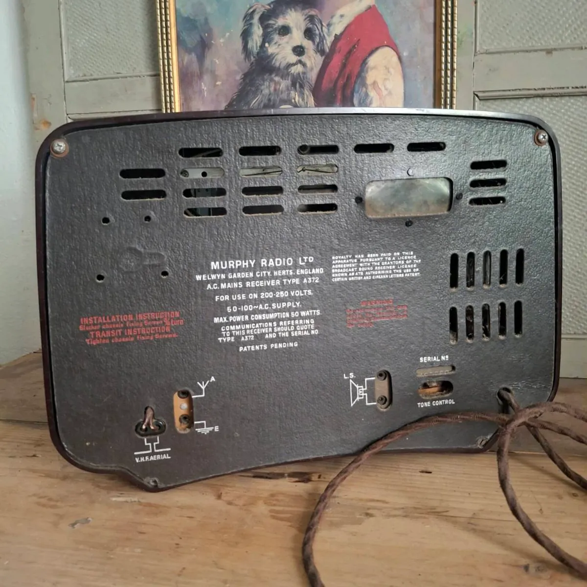 1950s Murphy Valve Radio - Image 3