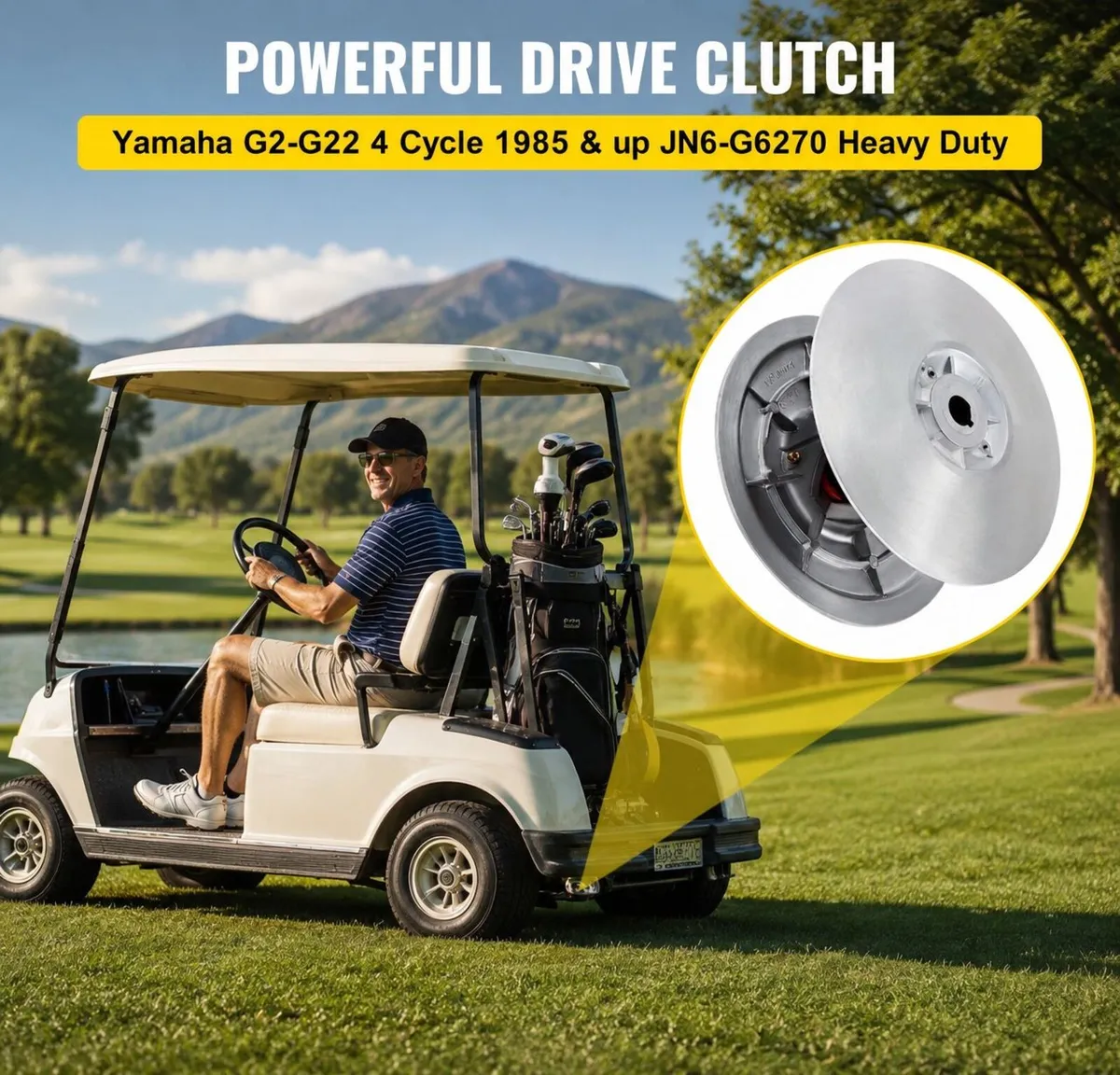 Heavy Duty Golf Cart Drive Clutch Kit - Image 2