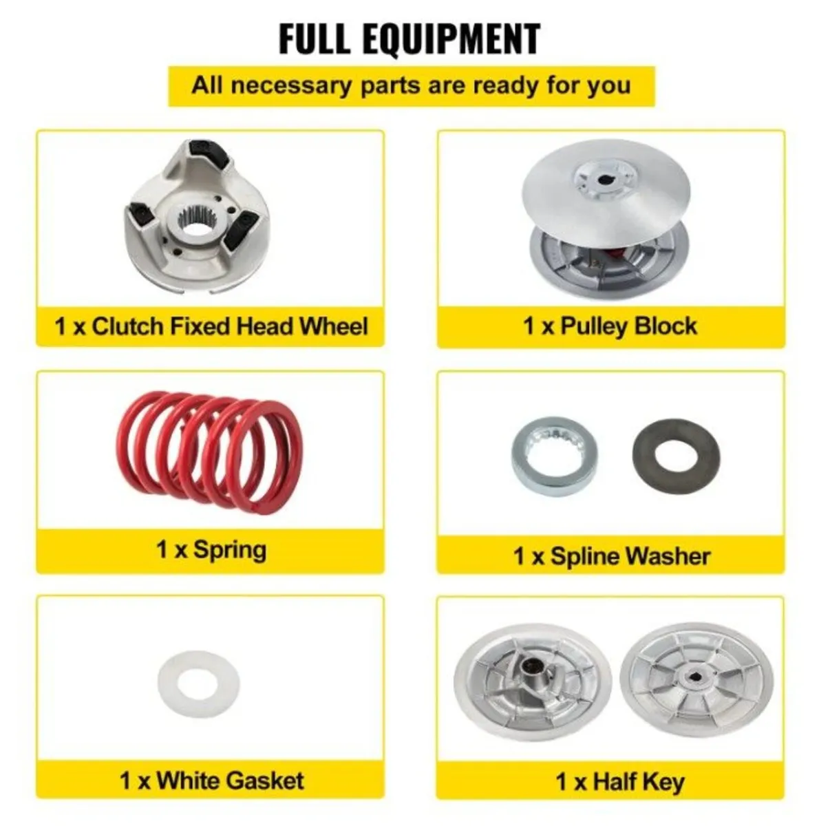 Heavy Duty Golf Cart Drive Clutch Kit - Image 3