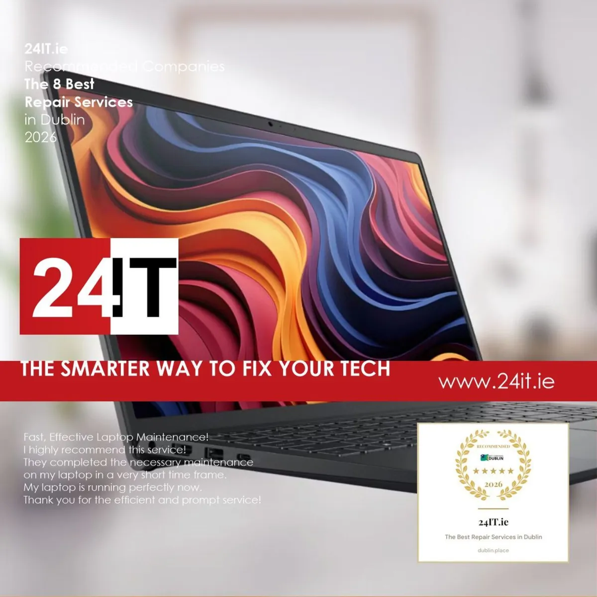 24IT.ie✔Laptop Repairs at Great Prices in Dublin! - Image 1