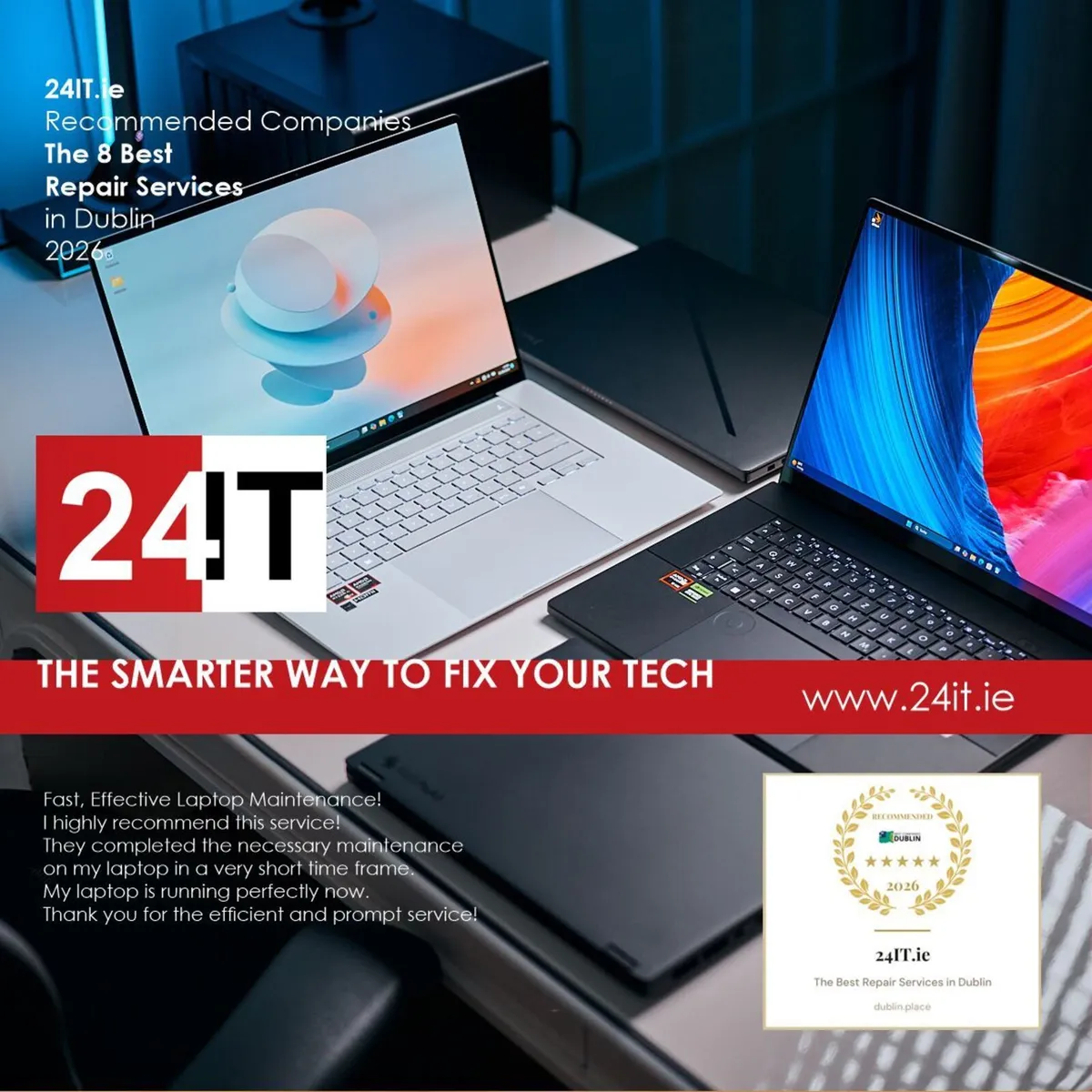 24IT.ie✔Laptop Repairs at Great Prices in Dublin! - Image 4