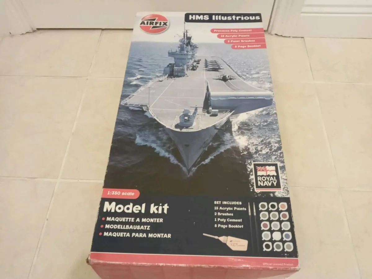 Postage - HMS Illustrious Model Kit. - Image 1