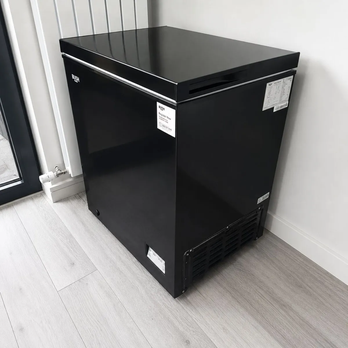 Bush Chest Freezer - BECFB142L - Black - Full Work - Image 3