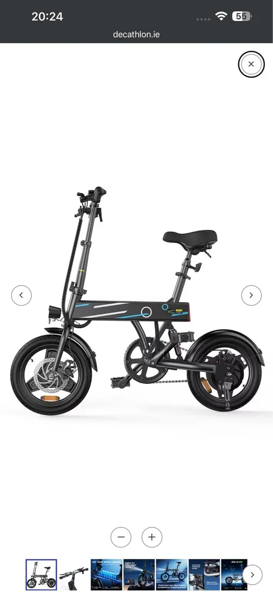 iScooter EB1 36V 7.8Ah Electric Bicycle - Image 1