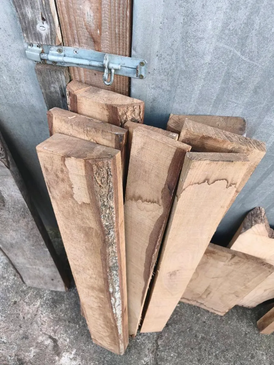 Ash and oak wood planks - Image 2