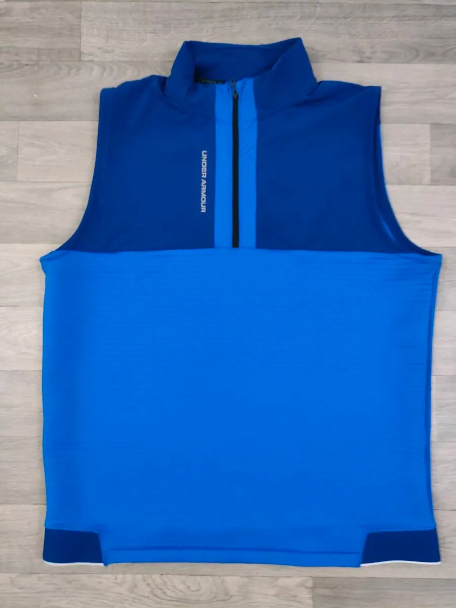 Under Armour Golf Half Zip Vest Gilet Mens XL - Image 2