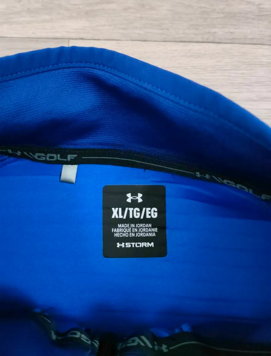 Under Armour Golf Half Zip Vest Gilet Mens XL - Image 4