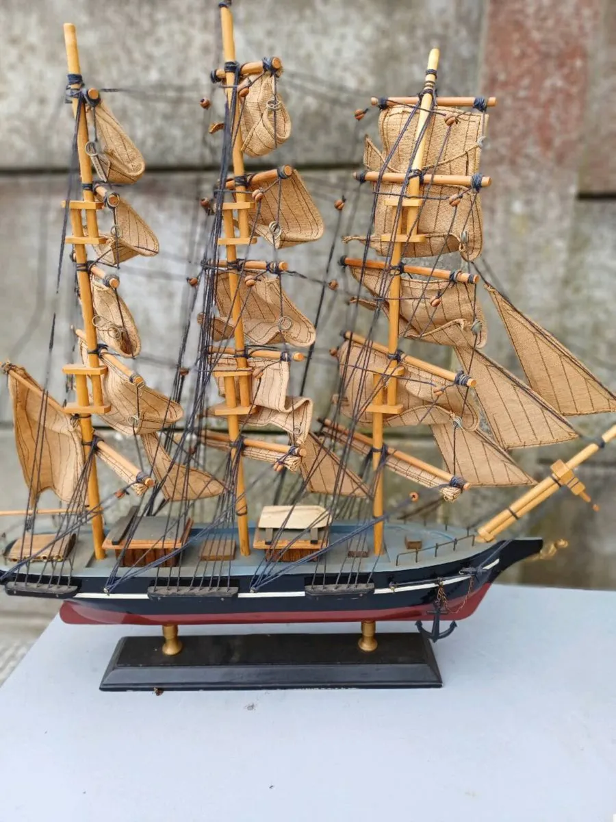 Collection of Vintage Model Ships - Image 3