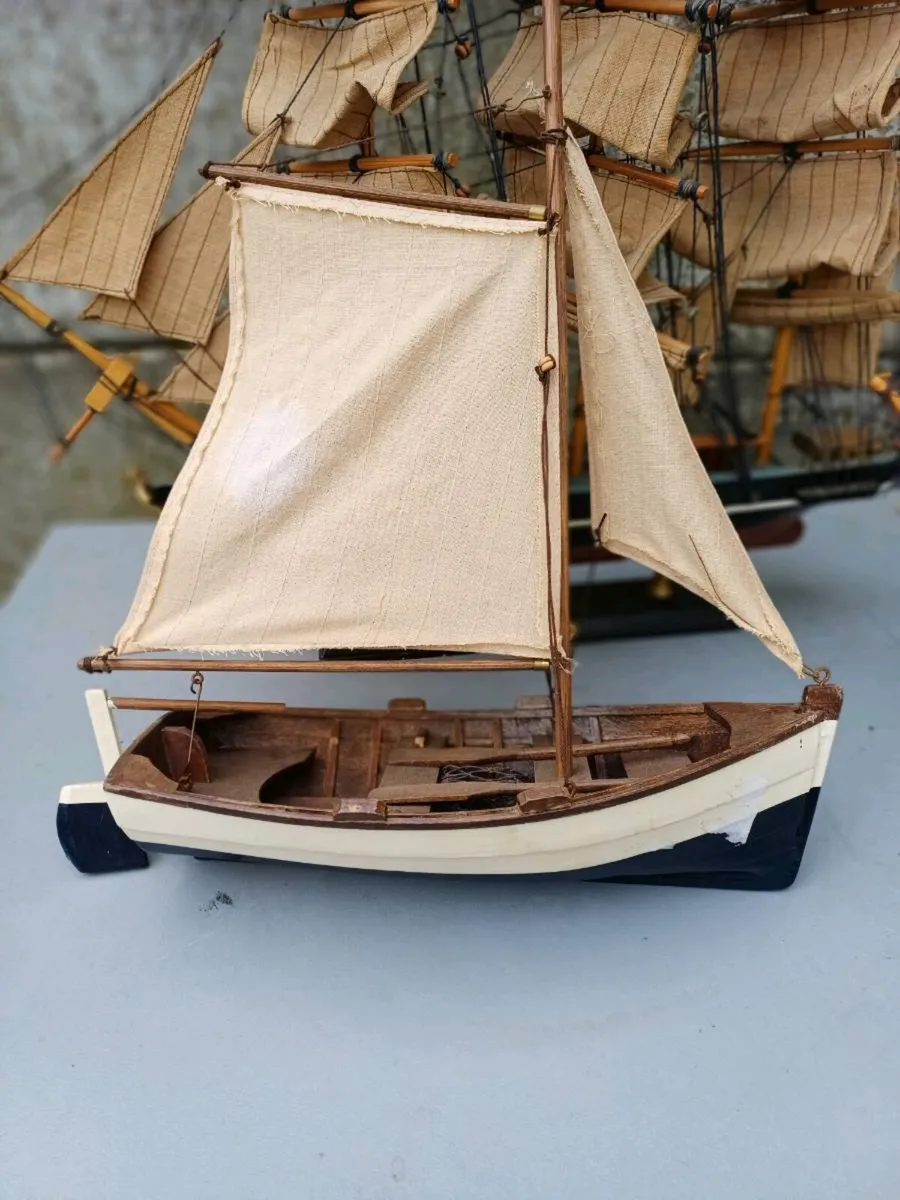 Collection of Vintage Model Ships - Image 4