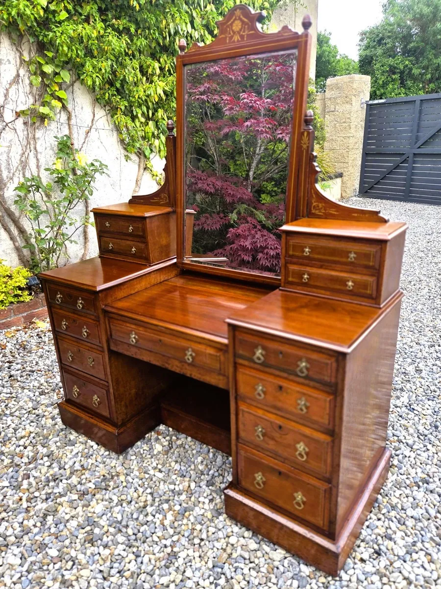 Edwardian Mahogany Dressing Table- Circa 1905 - Image 1