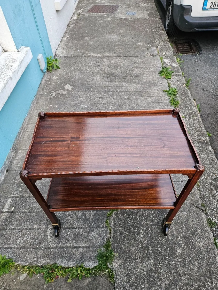 Vintage Dumb Waiter Trolly - Image 2