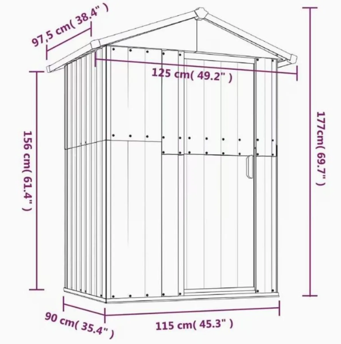 Garden Storage Shed –  Free Delivery - Image 4