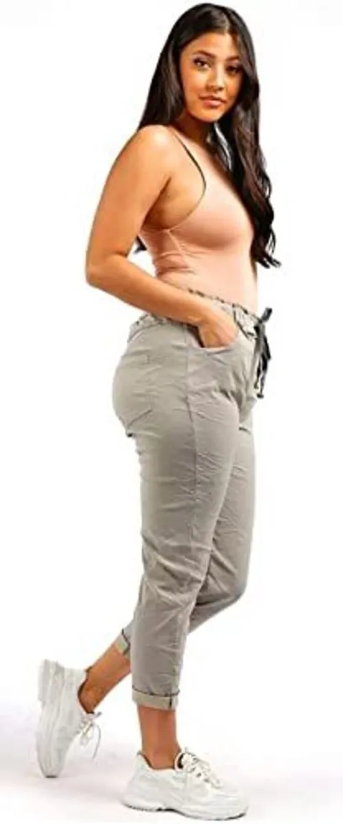 ladies italian stretch trousers 10/16 - Image 4