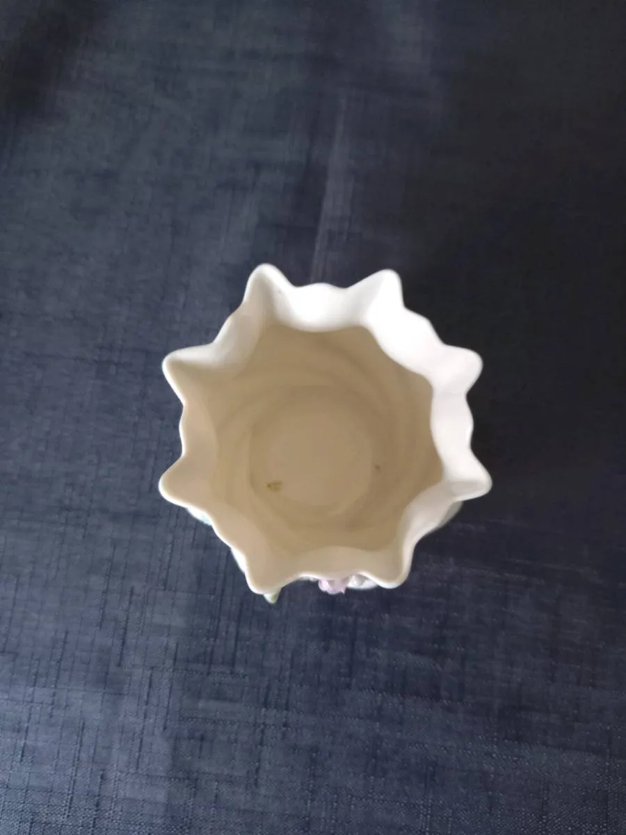 Belleek China Posey/Bowl Vase - Image 3