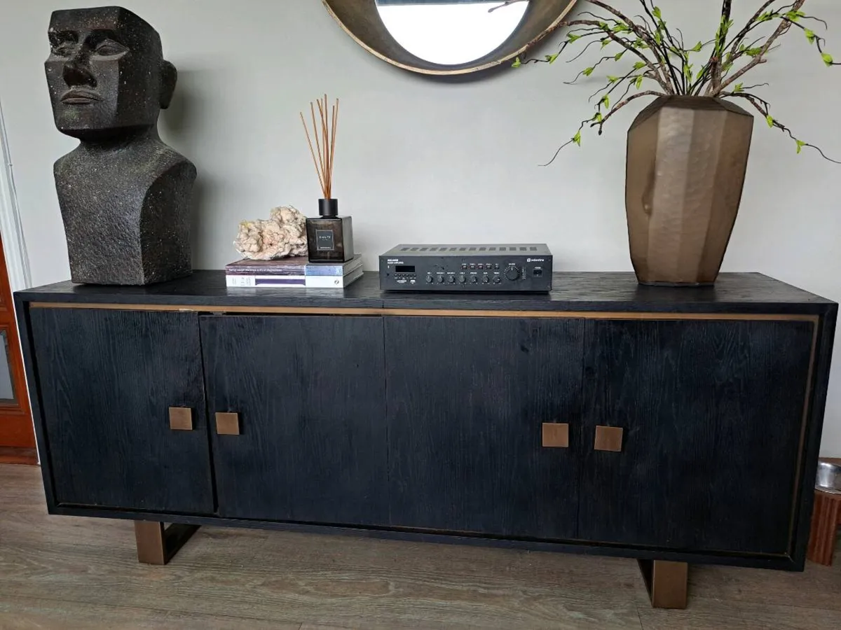 Richmond Interiors Black Bronze Sideboard rrp 2400 - Image 1