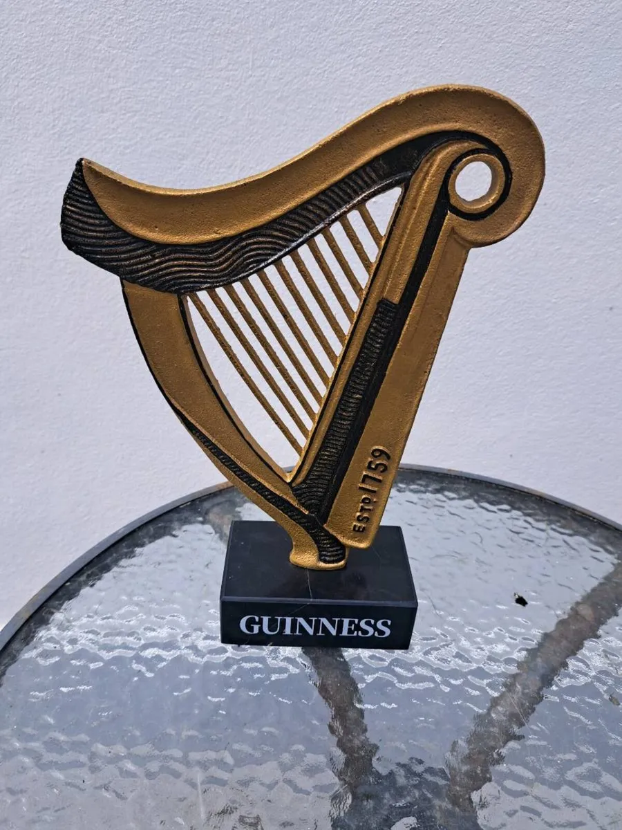 Large  Guinness  harp  ornament - Image 1