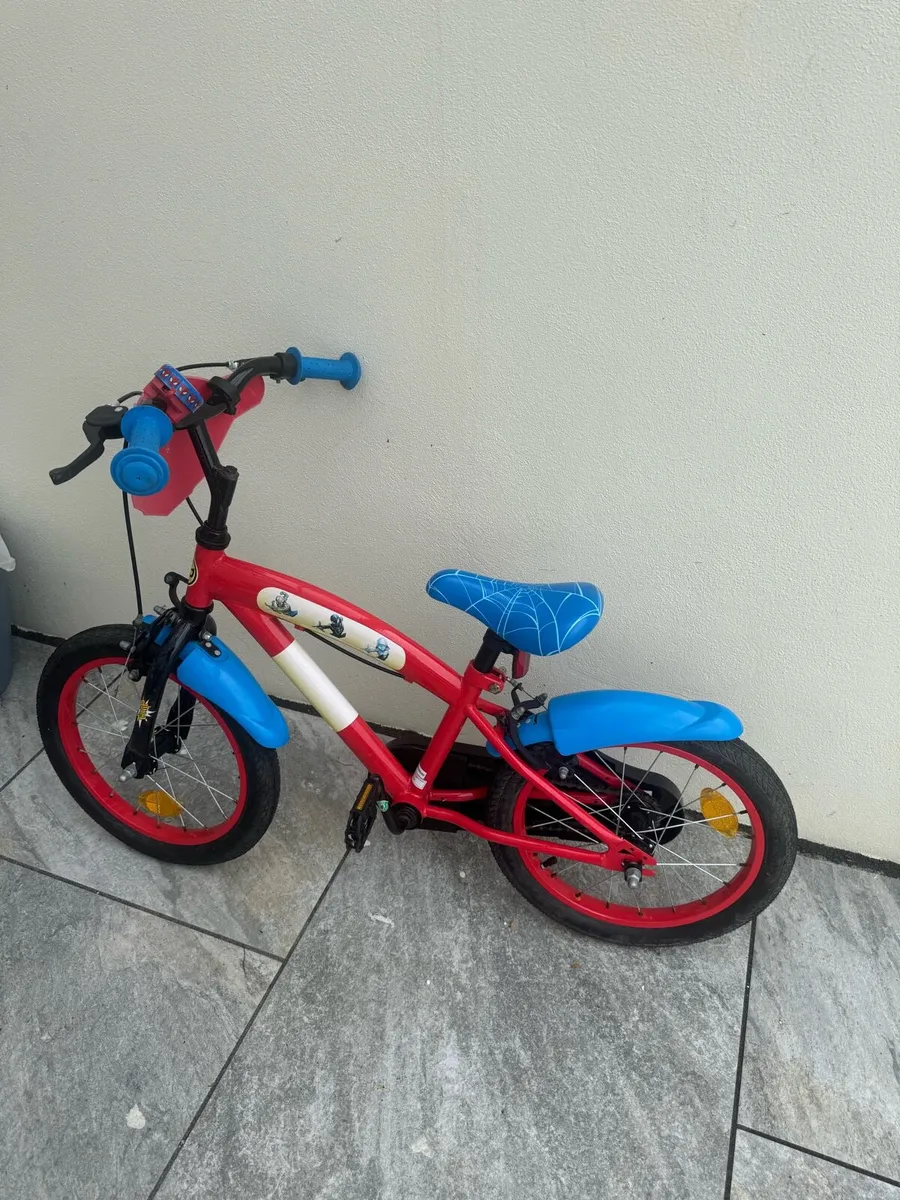 16 Inch Marvel Spider-Man Bike Red - Image 2