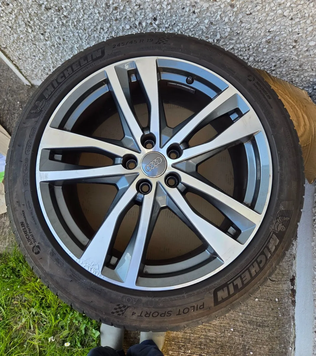 19" Audi S-Line alloys with tyres - Image 1