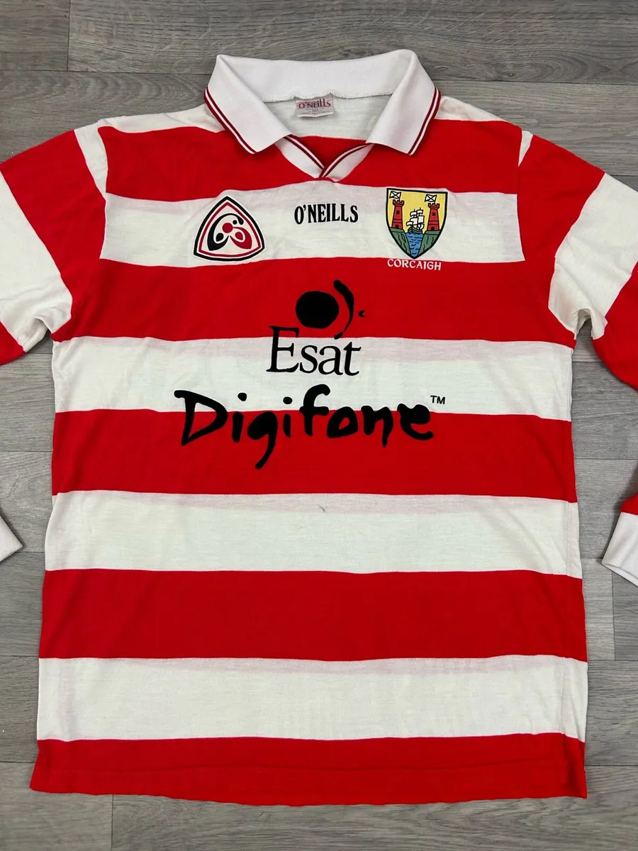 Vintage 1999 Cork Gaa Player Issue Jersey Shirt L - Image 3