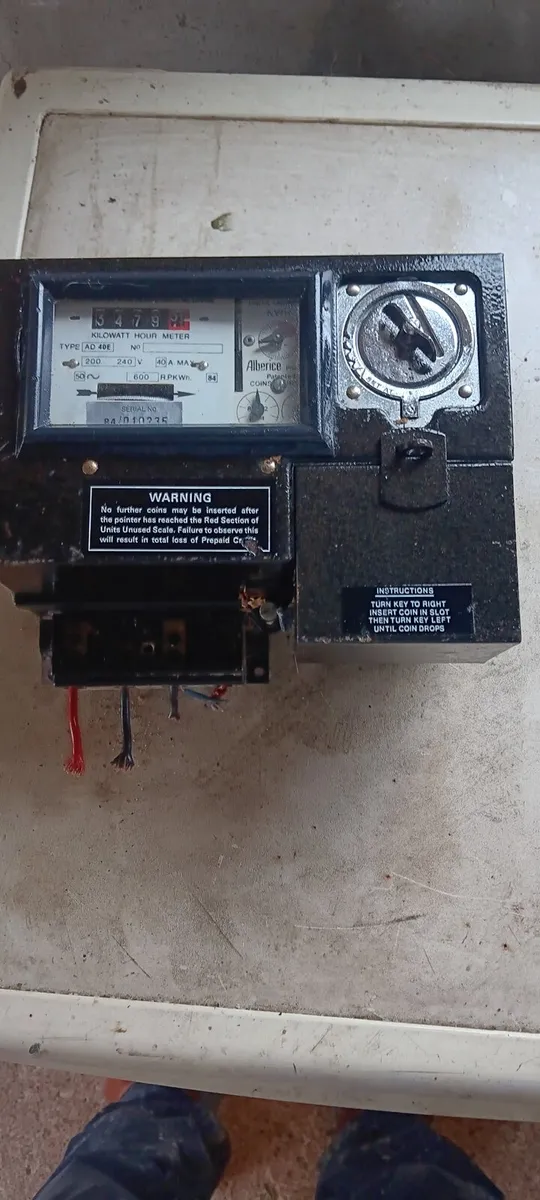 Antique meter box